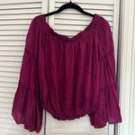 Free People  Off the Shoulder Bell Sleeve Top Photo 3