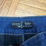 Riders By Lee Mid Rise Boot Cut Fleece Lined Dark Wash Jeans Size 14 Photo 3