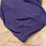 Aqua Green  Swimsuit One Piece Navy Blue Adjustable Straps Flattering Mid Section Photo 9