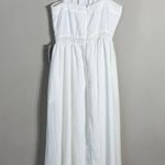 Petal and Pup Madi Maxi Dress Womens Small White Sleeveless Cut Out Flowy Boho NWT Photo 9