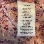 Beach Lunch Lounge Women Top L Pink Ditsy Floral Print Button Up Cottagecore Photo 8