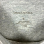 Banana Republic  Women's Heather Gray Crewneck Long Sleeve Top Size Small Photo 2