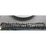 Vintage PASTEL PINK, BLUE, GREEN LUCITE FACETED BEAD NECKLACE Frosty 42" Long Photo 13