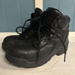 Timberland Pro Boots Women’s Size 6.5 M Steel Toe Work Black Leather 72399 Photo 0