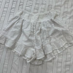 Aerie  White Flowy Shorts Photo 0