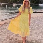 Amazon yellow Midi Dress Photo 0