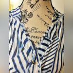 Nicole Miller ARTELIER Sailcloth Striped Self Tie Waist Mini Dress Sz 2 Photo 3
