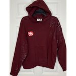 Adidas  Originals‎ CNY Women Burgundy Hoodie XL Photo 1