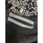 Anthropologie Marisol Black Off The Shoulder Embroidered Tie Waist Midi Dress 4 Photo 3