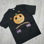 Team creation ltd Halloween pumpkin mask shirt costume cosplay XL Black Photo 0
