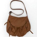 ACE LEATHER GOODS Handcrafted Leather Route #66 Hobo Bag Cowgirl Travel Made USA Brown Photo 0