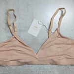 ANDIE Triangle Bralette Blush Loungewear Size L New Photo 0
