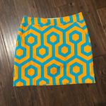 Loudmouth Ladies Golf Skort Cotton Turquoise & Orange Mini Skirt Shorts Women’s Size 6 Photo 0
