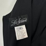 La Femme  One-Shoulder Jersey Gown in Black Size US 8 Photo 4
