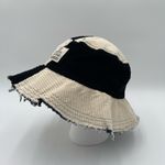 BDG Patchwork Corduroy Bucket Hat Black/White Adult Juniors Casual Photo 2