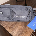 New WATERFLY Small Waist Bag Fanny Pack Water‎ Resistant Slim Grey Unisex Black Photo 0