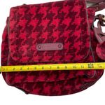 Juicy Couture Vintage Red Houndstooth Y2K Large Purse Shoulder Bag SKU 1416 Photo 13
