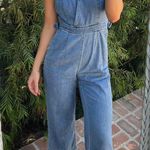 J.Crew point sur sleeveless denim jumpsuit Fits sz xs-s / model is 5,7 and wears size s Photo 1