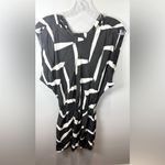 Yumi Kim  Women's Short Sleeve Black/White Abstract Print‎ Silk Romper Size Small Photo 1