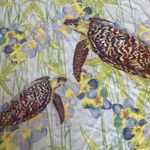 Guy Harvey  Women’s XL Cold Shoulder Sea Turtle Top T-shirt Photo 1