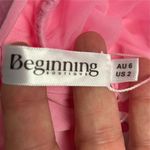 Beginning Boutique  Pink Strapless Tulle Mini Dress Size 2 Party Cocktail Photo 10