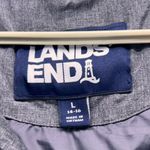 Lands' End 80 Down Long Maxi Puffer Coat Large Gray Photo 8