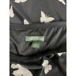Wild Fable  Black White Butterfly Mini Slip Skirt Ruffle Hem Bow Pull on Small Photo 3