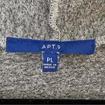 Apt. 9  | Petite Heather Gray Open Front Cardigan | PL Photo 4