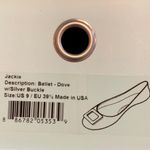 oka b Ballet Flats w/t silver buckle Photo 4