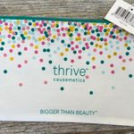 Thrive Cosmetics Makeup Bag Throw Kindness Around Like Confetti NWT Travel Case Photo 0