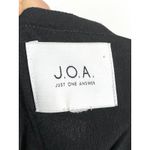 JOA Just One Answer Bodycon Dress M Snakeskin Ruched Grunge Goblincore NYE Sexy Black Size M Photo 4