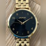 Nixon The Arrow Point It Watch Black Dial Gold-Tone Bracelet New Crystal Photo 1