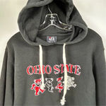 J. America Ohio State Women's XL Black Cropped Hoodie Graphic Casual Photo 1