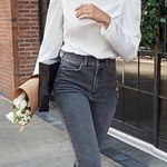 EXPRESS NWT Super High Waist Beaded Side Slim Jeans, Size 00 Photo 2