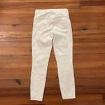 L'Agence  Margot Jeans Womens 27 Vintage White High Rise Skinny Velvet Stripe Photo 4
