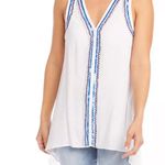 Karen Kane 💙 Beaded Tank Size Small Photo 1