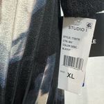 Studio One Studio I sweater top satin pleated skirt mixed media midi dress size XL NWT Photo 3