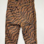 We Wore What  Brown Tiger Stripe Icon Jeans Womens 26 High Rise Skinny Denim Ankle Photo 4