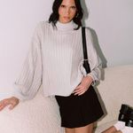 Princess Polly White Sweater Photo 3