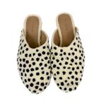 Printfresh  Leopard Tufted Slippers Cream Black Spotted Size 9 Photo 3