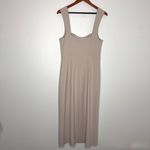 Show Me Your Mumu Show Me the Ring Champagne Stretch Eden Midi Dress Photo 3