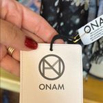 Floral Black and White Scarf Photo 4