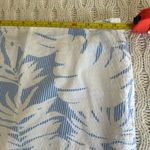 Talbots  Elegant Cream and Blue Mini Skirt size 6 Photo 3