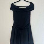 Abercrombie & Fitch  Off the Shoulder Knit Black Skort size XLT Photo 6