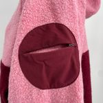 Outdoor Voices  Megafleece Maroon Pink Colorblock Gorpcore Zip Fleece Jacket S Photo 4