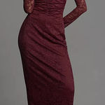 Anthropologie By  Mock-Neck Fitted‎ Lace Dress Photo 0