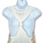 MADO et les autres Swim Cover Up Sweater Dress Asymmetrical Knot Back White 4 White Photo 4