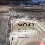 MOTHER The Triple Stack Looker High Rise Denim Blue Jeans Tie Waist, 29 Photo 12