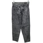 BLANK NYC When In Rome Black Acid Wash High Waist Paperbag Jeans Size 25 Photo 4