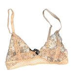 Urban Outfitters  lace triangle Bralette sheer feminine whimsy boho indie flirty Photo 1